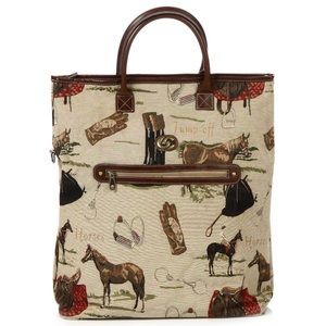 Oleg Cassini Pony Up Tote Bag